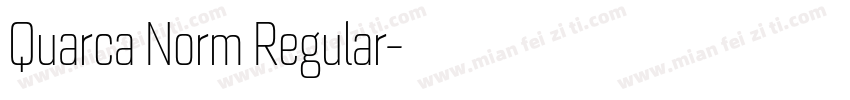 Quarca Norm Regular字体转换